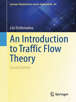 cover image of An Introduction to Traffic Flow Theory